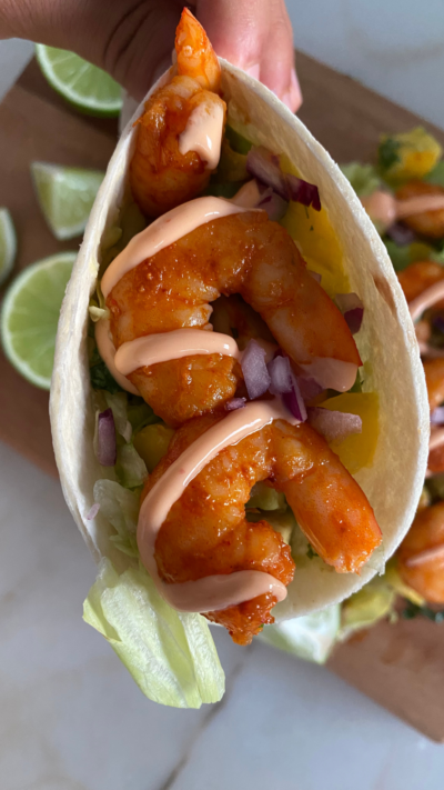 shrimp tacos