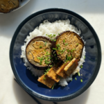 glazed eggplant