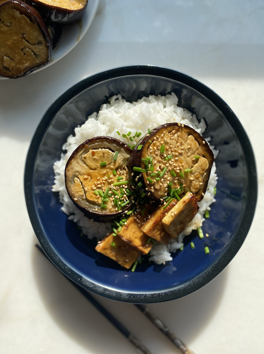 glazed eggplant