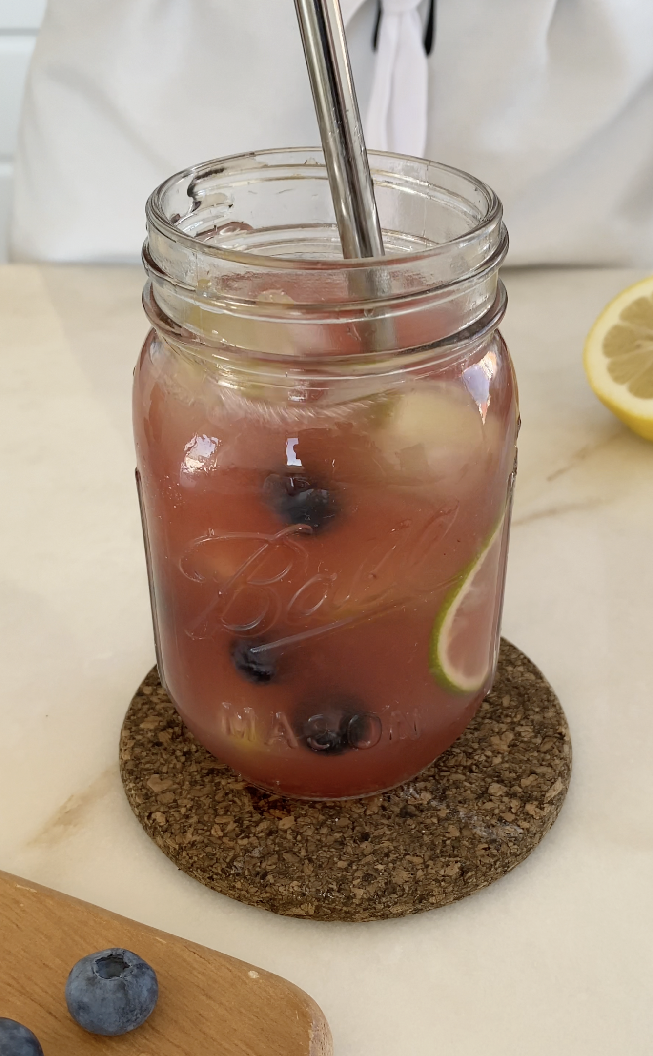 Easy blueberry lemonade