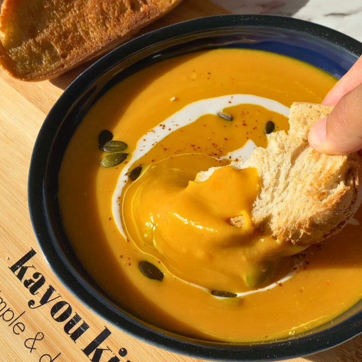 Coconut Curry Pumpkin Soup - 31 Daily