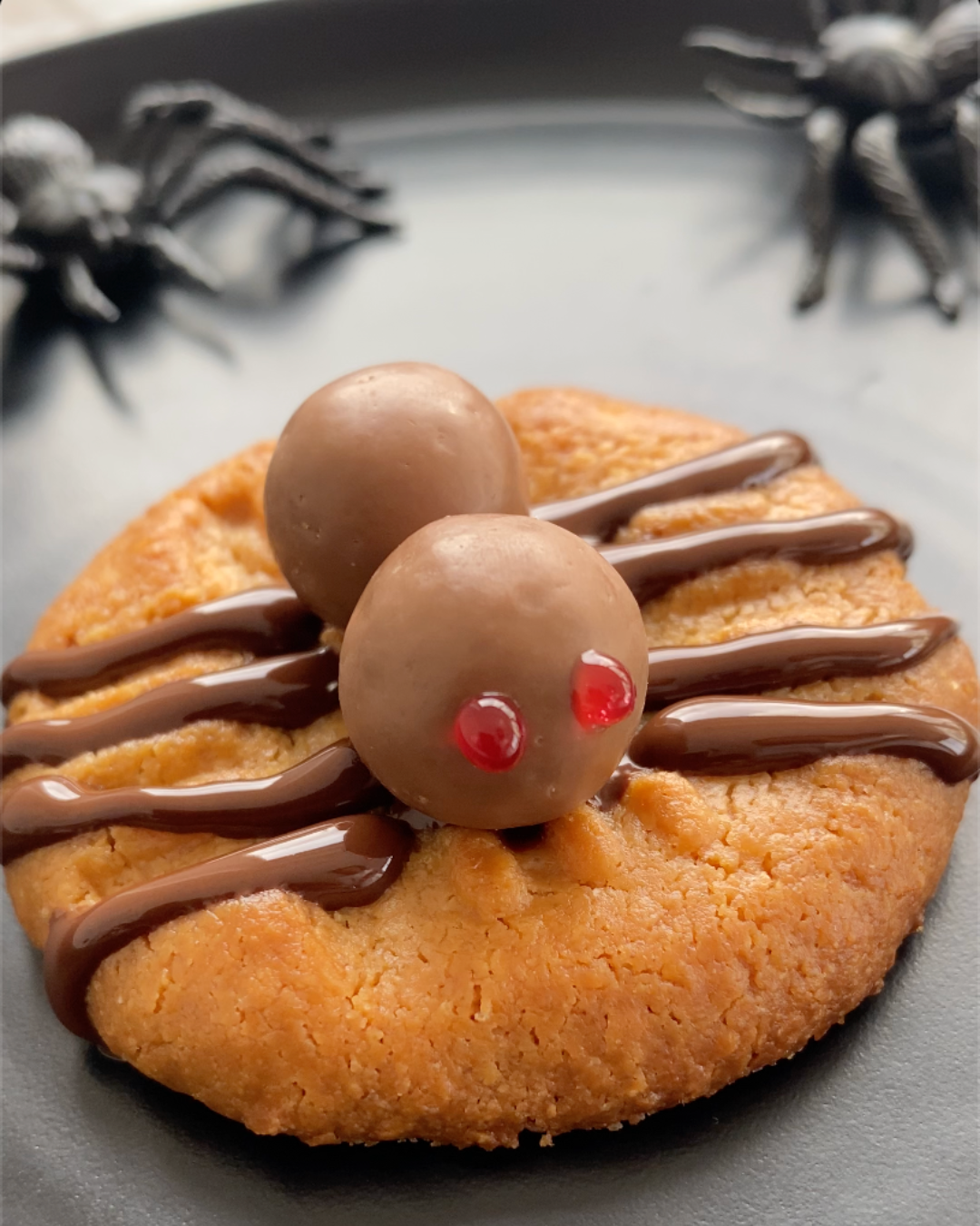 peanut butter spider cookies